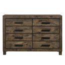 Woodmont 8-drawer Dresser Rustic Golden Brown - NY Furniture Direct (NY)