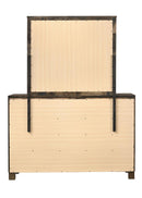 Woodmont Rectangle Dresser Mirror Rustic Golden Brown - NY Furniture Direct (NY)