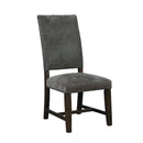 Twain Upholstered Side Chairs Warm Grey (Set of 2) - NY Furniture Direct (NY)