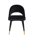 Lindsey Arched Back Upholstered Side Chairs Black (Set of 2) - NY Furniture Direct (NY)
