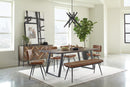 Misty Padded Side Chairs Camel and Black (Set of 2) - NY Furniture Direct (NY)