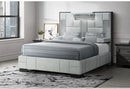 OSCAR LIGHT GREY 15 QUEEN BED