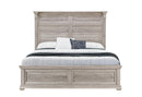 TATUM NATURAL KING BED WITHOUT STORAGE