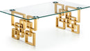 Pierre Gold Coffee Table - NY Furniture Direct (NY)