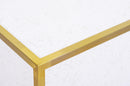 Glitz White Faux Marble Coffee Table - NY Furniture Direct (NY)