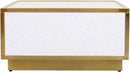 Glitz White Faux Marble Coffee Table - NY Furniture Direct (NY)