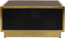 Glitz Black Faux Marble Coffee Table - NY Furniture Direct (NY)
