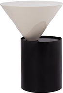Damon White End Table - NY Furniture Direct (NY)