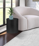 Cylinder Matte Black End Table - NY Furniture Direct (NY)