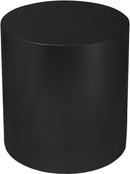 Cylinder Matte Black End Table - NY Furniture Direct (NY)