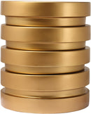 Levels Brushed Gold End Table - NY Furniture Direct (NY)