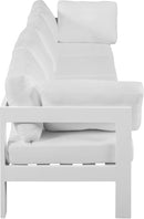 Nizuc White Waterproof Fabric Outdoor Patio Modular Sofa - NY Furniture Direct (NY)
