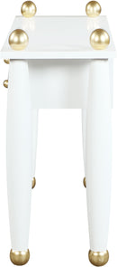 Etro White / Gold Desk/Console - NY Furniture Direct (NY)