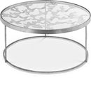 Butterfly Silver Coffee Table - NY Furniture Direct (NY)