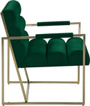 Wayne Green Velvet Accent Chair - NY Furniture Direct (NY)