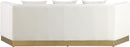 Marquis Cream Velvet Sofa - NY Furniture Direct (NY)