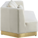 Marquis Cream Velvet Sofa - NY Furniture Direct (NY)