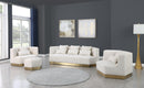 Marquis Cream Velvet Sofa - NY Furniture Direct (NY)