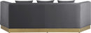 Marquis Grey Velvet Sofa - NY Furniture Direct (NY)