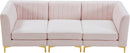 Alina Pink Velvet Modular Sectional - NY Furniture Direct (NY)