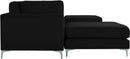 Julia Black Velvet Modular Sectional (6 Boxes) - NY Furniture Direct (NY)