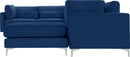 Julia Navy Velvet Modular Sectional (7 Boxes) - NY Furniture Direct (NY)
