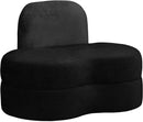 Mitzy Black Velvet Chair - NY Furniture Direct (NY)
