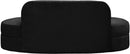 Mitzy Black Velvet Sofa - NY Furniture Direct (NY)