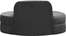Mitzy Grey Velvet Loveseat - NY Furniture Direct (NY)