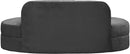 Mitzy Grey Velvet Sofa - NY Furniture Direct (NY)