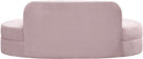 Mitzy Pink Velvet Sofa - NY Furniture Direct (NY)