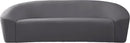 Riley Grey Velvet Sofa - NY Furniture Direct (NY)