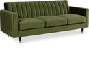 Lola Olive Velvet Sofa - NY Furniture Direct (NY)