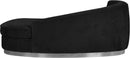 Julian Black Velvet Chaise - NY Furniture Direct (NY)