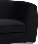 Julian Black Velvet Sofa - NY Furniture Direct (NY)