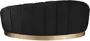 Shelly Black Velvet Chaise - NY Furniture Direct (NY)