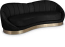 Shelly Black Velvet Sofa - NY Furniture Direct (NY)