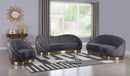 Shelly Grey Velvet Chaise - NY Furniture Direct (NY)