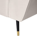 Beaumont Cream Velvet Sofa - NY Furniture Direct (NY)
