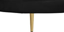 Circlet Black Velvet Round Sofa Settee - NY Furniture Direct (NY)