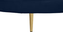 Circlet Navy Velvet Round Sofa Settee - NY Furniture Direct (NY)