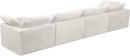 Cozy Cream Velvet Cloud Modular Sofa - NY Furniture Direct (NY)