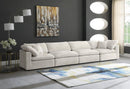 Cozy Cream Velvet Cloud Modular Sofa - NY Furniture Direct (NY)