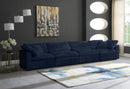 Cozy Navy Velvet Cloud Modular Sofa - NY Furniture Direct (NY)
