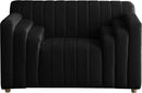 Naya Black Velvet Chair - NY Furniture Direct (NY)