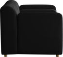 Naya Black Velvet Chair - NY Furniture Direct (NY)