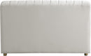 Naya Cream Velvet Chair - NY Furniture Direct (NY)