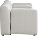 Naya Cream Velvet Loveseat - NY Furniture Direct (NY)