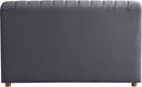 Naya Grey Velvet Chair - NY Furniture Direct (NY)