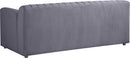 Naya Grey Velvet Loveseat - NY Furniture Direct (NY)